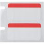 Brady , Thermal Transfer Printable Labels, Polyester, Red, White