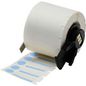 Brady M611 Color Polyester Vial and Tube Labels, 500 Labels, Gloss, Blue/White