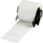 Brady Nylon Cloth Wire and General ID Labels, 250 Labels, Matte, White