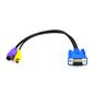 Black Box VGA to Composite and S-Video Adapter Cable - 32 cm