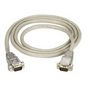 Black Box DB9 Extension Cable with EMI/RFI Hoods, Beige, Male/Male, 25-ft