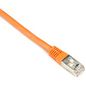 Black Box CAT6 250-MHz Stranded Ethernet Patch Cable - Shielded, PVC, Molded Boot, Orange, 30-ft.