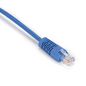 Black Box CAT5e 100-MHz Patch Cables with Molded Boots, 24 AWG, RJ-45, 4-Pair, T568B, PVC, Straight-Pinning, Blue, 20-ft. (6.0-m)