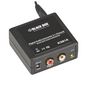 Black Box Digital Audio Converter - 5.1 Channel, 24 bit/SPDIF, 32/44.1/48/96kHz, SNR >90dB, <0.001% at 1KHz, ABS, 0 - 40°C, 110 - 240V AC, 1.75W, 450g, Black
