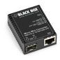 Black Box 10/100/1000 Mbps Copper to 1000 Mbps Duplex Fiber, SFP, USB, RJ-45