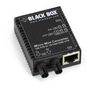 Black Box 10/100/1000 Mbps Copper to 100 Mbps Duplex Fiber, Single-Mode, 1310-nm, 30 km, ST