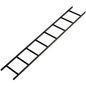 Black Box Ladder Rack, 6'L x 12"W (1.8 m x 30.5 cm), Black