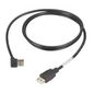 Black Box USB 2.0 Cable - Type A Male (Right Angle) to Type A Female, 1.2m