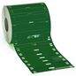 Brady 25 mm Small Core Polyester Tags, 75 x 10 mm, 1000 Tags, Gloss, Green