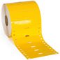 Brady 25 mm Small Core Polyester Tags, 1000 Tags, Gloss, Yellow