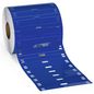 Brady 25 mm Small Core Polyester Tags, 75 x 10 mm, 1000 Tags, Gloss, Blue