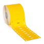 Brady 25 mm Small Core Polyester Tags, 60 x 10 mm, 1000 Tags, Gloss, Yellow