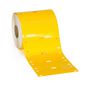 Brady 25 mm Small Core Polyester Tags, 500 Tags, Gloss, Yellow