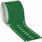 Brady 25 mm Small Core Polyester Tags, 60 x 10 mm, 1000 Tags, Gloss, Green