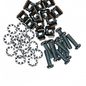 Lanview Cage nuts for 19'' rack, set of 50 x M6X20 screws + washers and nuts