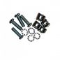 Lanview Cage nuts for 19'' rack, set of 4 x M6X20 screws + washers and nuts
