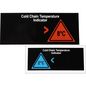 Brady Cold Chain Temperature Indicating Labels, 10 Label(s) / Pack