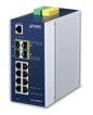Planet Industrial 8-Port 10/100/1000T + 4-Port 100/1000X SFP Managed Switch