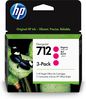 HP Pack de 3 cartouches d'encre DesignJet  712, magenta, 29 ml