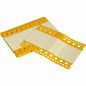 Brady Polypropylene Tag with Polyester Overlaminate, Yellow, Gloss, Rectangle