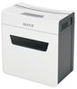 Leitz Super-quiet and compact. Convenient and clean drawer pull-out bin. Shreds 3 sheets.  P5 micro cut.