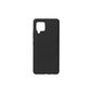 eSTUFF Black silk-touch silicone case for Samsung Galaxy A42 5G