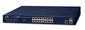 Planet 16-Port 10/100/1000T 802.3at PoE + 2-Port 100/1000X SFP Managed Switch