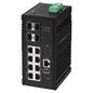Edimax IGS-5408P, 24 Gbps, 8x RJ-45, 4x SFP, CLI, USB 2.0, DC 48-57V, PoE, VLAN, IP30, 72.2x145x113 mm