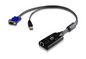 Aten USB - VGA to Cat5e/6 KVM Adapter Cable (CPU Module), with Virtual Media Support