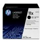 HP 11X 2-pack High Yield Black Original LaserJet Toner Cartridges, Per cartridge: 12000 pages