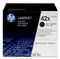HP 42X 2-pack High Yield Black Original LaserJet Toner Cartridges