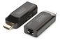 Digitus Mini HDMI Extender Set, Full HD, 1080p 50m, Cat6/6A/7, powered via Micro USB cable, bk