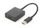 Digitus USB 3.0 to HDMI Adapter, 1080p Input USB, Output HDMI