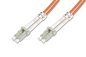 Digitus FO patch cord, duplex, LC to LC MM OM1 62.5/125 µ, 2 m