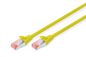 Digitus CAT 6 S-FTP patch cord, Cu, LSZH AWG 27/7, length 5 m, color yellow