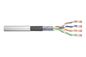 Digitus CAT 5e SF-UTP patch cable, raw 305 m, paper box, AWG 26/7, PVC, simplex, grey