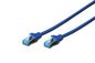 Digitus CAT 5e SF-UTP patch cord, Cu, PVC AWG 26/7, length 3 m, color blue