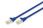 Digitus CAT 6A S-FTP patch cord, Cu, LSZH AWG 26/7, length 10 m, color blue
