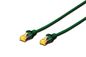 Digitus CAT 6A S-FTP patch cord, Cu, LSZH AWG 26/7, length 7 m, color green