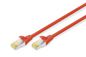 Digitus CAT 6A S-FTP patch cord, Cu, LSZH AWG 26/7, length 2 m, color red