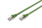 Digitus CAT 6A S-FTP patch cord, Cu, PUR AWG 26/7, 3.00 m, green, (similar to RAL 6018)
