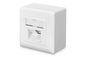 Digitus CAT 6 wall outlet, shielded, 2x RJ45 8P8C, LSA, pure white, surface mount