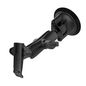 RAM Mounts Suction Cup Mount with Garmin Spine Clip Holder, black