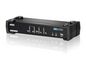 Aten 4-Port USB DVI Dual Link KVM Switch with Audio & USB 2.0 Hub (KVM cables included)