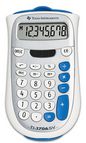 Texas Instruments Ti-1706 Sv Calculator Desktop Basic Silver, White