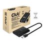 Club3D SenseVision USB A to DisplayPort™ 1.2 Dual Monitor 4K 60Hz