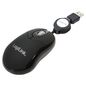 LogiLink Mouse optical USB Mini with retractable cable, 800 DPI