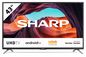 Sharp 43" 3840 x 2160, Smart TV, 2x 10 W, Bluetooth, LED, ATV, DTV, HDMI, USB, SD, RJ-45, Android 9.0