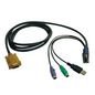 Tripp Lite USB/PS2 Combo Cable for NetDirector KVM Switch B020-U08/U16, 10 ft. (3.05 m)