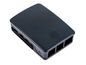 Raspberry Pi Plastic Case for use with Raspberry Pi 4B in Black, Grey